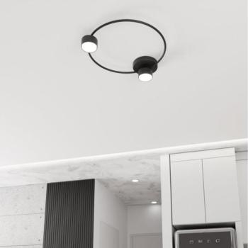 EMIBIG Mennyezeti lámpa LUCIO 2xGX53/12W/230V fekete  kép