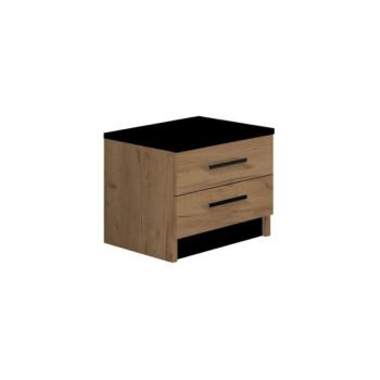 EMS Éjjeli szekrényke TOD tölgy craft/fekete  kép
