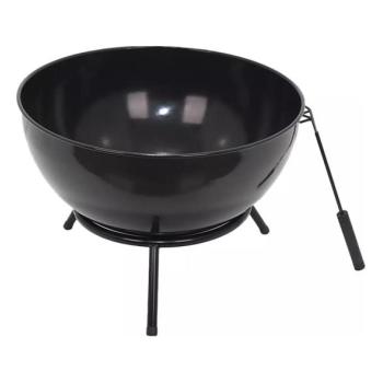 Estilo Home Hordozható fatüzelésű tűzrakó 57x30 cm fekete  kép