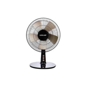 Eurolamp Asztali látor 40W/230V átm. 35 cm fekete/arany  kép