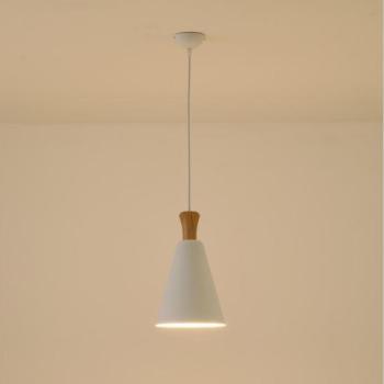 Eurolamp Csillár zsinóron 1xE27/15W/230V fehér átm. 20 cm  kép