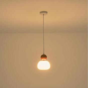 Eurolamp Csillár zsinóron 1xG9/7W/230V fehér/barna  kép