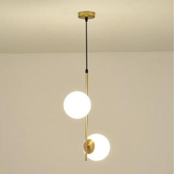 Eurolamp Csillár zsinóron 2xE27/40W/230V réz  kép