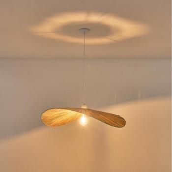 Eurolamp Csillár zsinóron CALYPSO 1xE27/40W/230V bambusz  kép