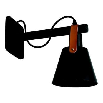 Eurolamp Fali lámpa 1xE27/40W/230V fekete  kép