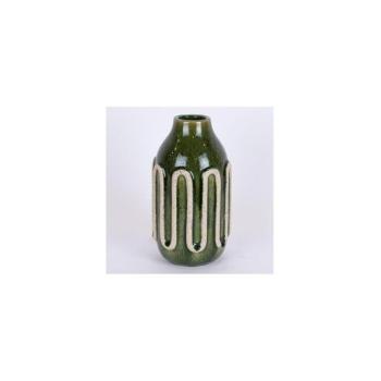 Eurolamp Kerámia váza 24x13 cm zöld  kép