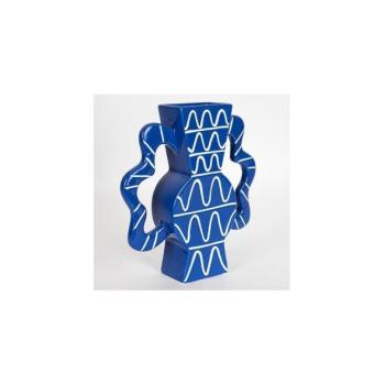Eurolamp Kerámia váza 37,5x35,5 cm kék  kép