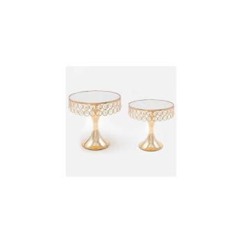 Eurolamp KÉSZLET 2x Dekoratív tálca átm. 20/25 cm arany  kép