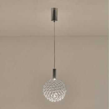Eurolamp LED Csillár zsinóron PERFORATO LED/6,3W/230V 3000K fényezett króm átm. 20 cm  kép