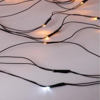 Eurolamp LED kültéri karácsonyi függöny NET 240xLED/7,2W/230V 1,5x2 m IP44 meleg fehér  kép