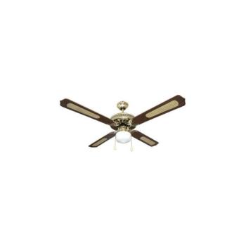 Eurolamp Mennyezeti látor 1xE27/70W/230V átm. 132 cm barna/arany  kép