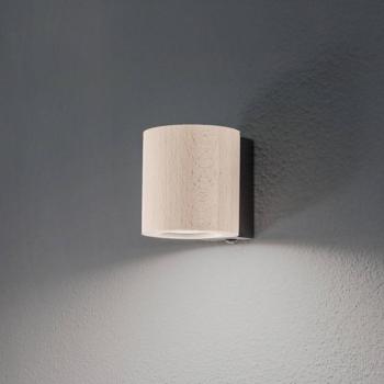 Eve fali világítás, bükkfa, fa, Ø 8 cm, GU10 kép