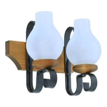 Exodus Lighting Srl Fali lámpa VELA 2xE14/40W/230V bükkfa  kép