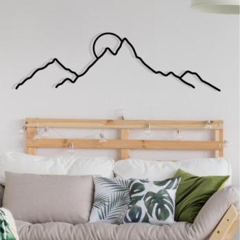  Fali dekoráció 100x29 cm hegy fém  kép