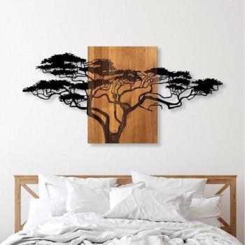  Fali dekoráció 70x144 cm fa/fém  kép