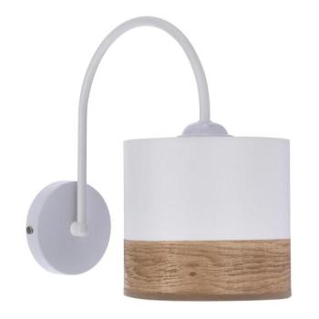  Fali lámpa BIANCO 1xE27/40W/230V fehér/barna  kép