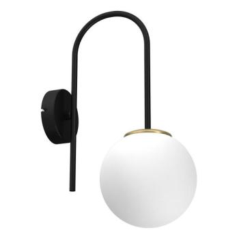  Fali lámpa CAMBRIDGE 1xE14/60W/230V fekete/sárgaréz  kép