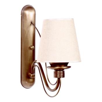  Fali lámpa CLASSIC 1xE27/40W/230V bronz/bézs  kép