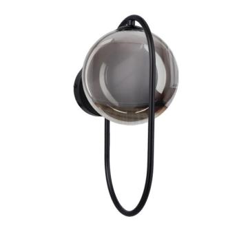  Fali lámpa CORDEL 1xG9/28W/230V fekete/füstös fekete  kép
