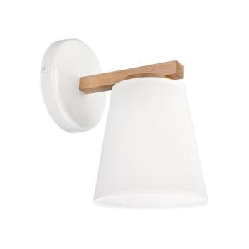  Fali lámpa ELLIE 1xE27/15W/230V fehér/tölgy  kép