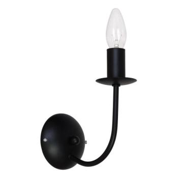  Fali lámpa GLOBE 1 1xE14/60W fekete  kép