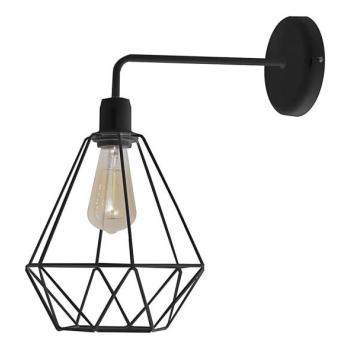  Fali lámpa KARO 1xE27/15W/230V fekete  kép