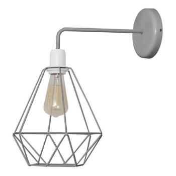  Fali lámpa KARO 1xE27/15W/230V szürke  kép