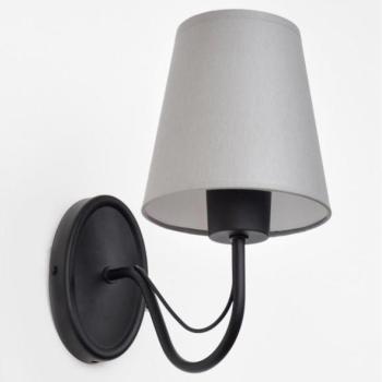  Fali lámpa MALBO 1xE27/15W/230V szürke/fekete  kép