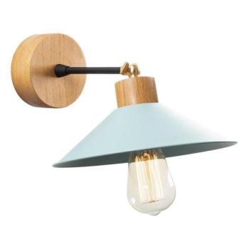  Fali lámpa MANAVGAT 1xE27/40W/230V barna/kék  kép