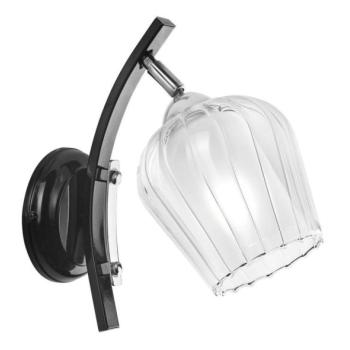  Fali lámpa PAULA 1xE27/60W/230V fekete  kép