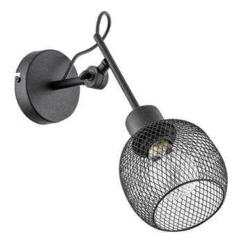  Fali lámpa POLO 1xE27/15W/230V fekete  kép