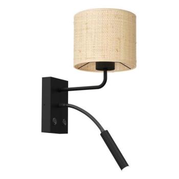  Fali lámpa RATTAN 1xE27/60W+1xG9/8W/230V rattan  kép