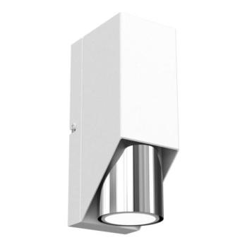  Fali lámpa WALL 1xGU10/8W/230V fehér/fényes króm  kép