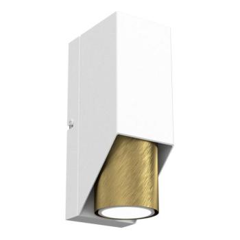  Fali lámpa WALL 1xGU10/8W/230V fehér/sárgaréz  kép