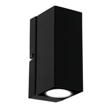  Fali lámpa WALL 1xGU10/8W/230V fekete  kép