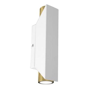  Fali lámpa WALL 2xGU10/8W/230V fehér/sárgaréz  kép