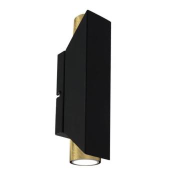  Fali lámpa WALL 2xGU10/8W/230V fekete/sárgaréz  kép