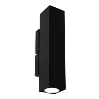  Fali lámpa WALL 2xGU10/8W/230V fekete  kép