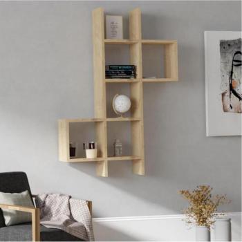  Fali polc KENO 125x79 cm barna  kép