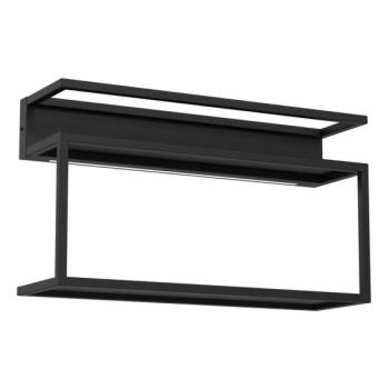  Fali polc LED világítással SHELF 33x60 cm fekete  kép