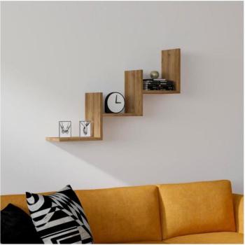  Fali polc MIST 60x90 cm barna  kép