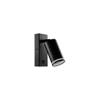  Fali spotlámpa 1xGU10/35W/230V fekete  kép