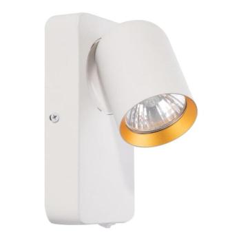  Fali spotlámpa ANDY 1xGU10/8W/230V fehér/arany  kép