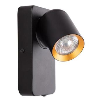  Fali spotlámpa ANDY 1xGU10/8W/230V fekete/arany  kép