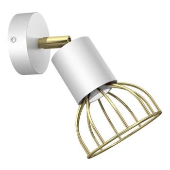  Fali spotlámpa DANTE 1xGU10/25W/230V fehér/arany  kép