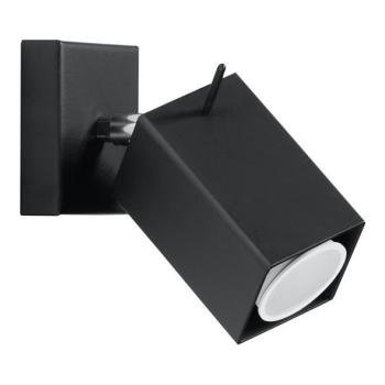  Fali spotlámpa MERIDA 1xGU10/40W/230V fekete  kép