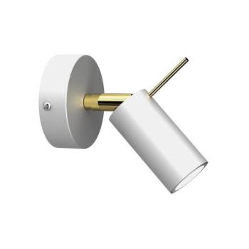  Fali spotlámpa PRESTON 1xGU10/40W/230V fehér/arany  kép