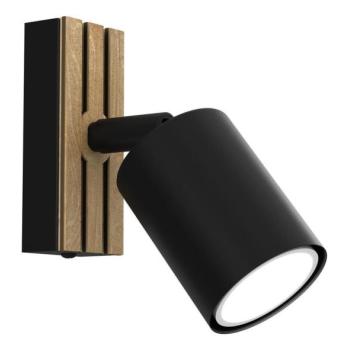  Fali spotlámpa TERRA 1xGU10/8W/230V fekete/tölgy  kép