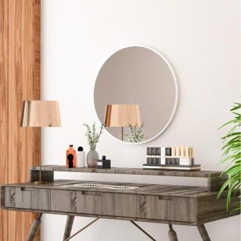  Fali tükör ROYAL átm. 59 cm fehér  kép