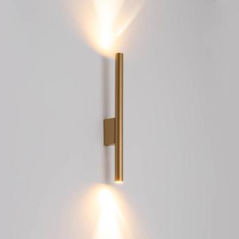 Fali világítás Laser, arany színű, fém, 40 cm magas, G9 kép